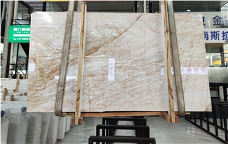 Hot Sales Spider Golden Marble Slab Tiles