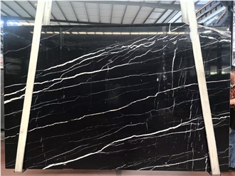 Nero Marquina Black Marble Slabs