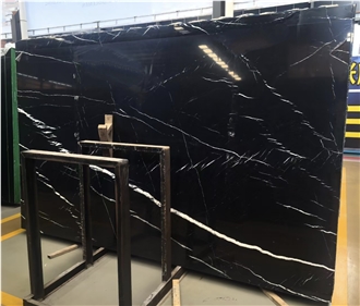 Nero Marquina Black Marble Slabs