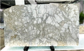 Calacatta Green Marble Slab Tiles For Flooring Wall