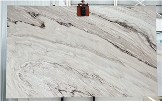 Palissandro White Marble Slabs For Wall Flooring