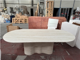 Travertine Dinning Table