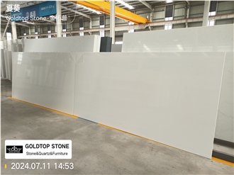 Super White Quartz Artificial Stone Slabs
