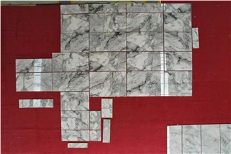 24X24inch Custom Size Natural Stone White Marble Tiles
