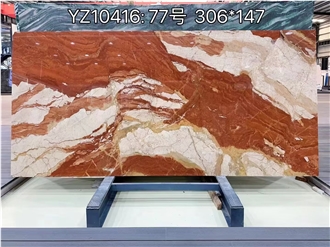 Breche Fantastique Marble Luxury Natural Red Marble Slabs