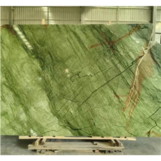 Apple Green Dandong Green Marble Floor Tiles