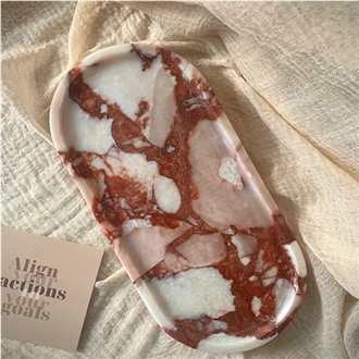 Carmen Rossa Queen Marble Tray Home Decor Products