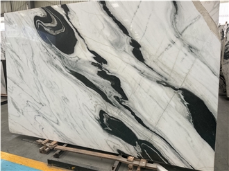 China Panda White Marble Slabs, Wall Tiles