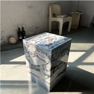 Chinese Bulgari Marble Cube Coffee Table