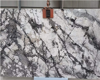Invisible Blue Marble Tiles