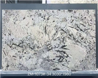 Natural Snow Mountain Silver Fox Granite Slabs