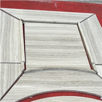 White Wooden Marble  Bathroom Tiles