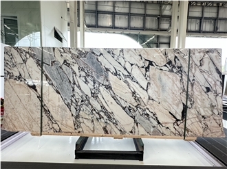 Bulgari White Marble Slabs For Hight End Project