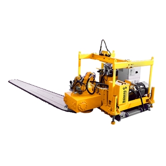 Quarry Chain Saw Machine On Rails