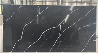 Black Marquina Quartz Slabs