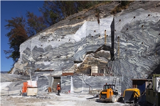 Cipollino Cattani Marble Quarry