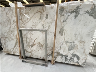 New Collection Classic Calacatta Gold Marble Slabs Polished