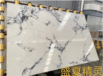 Polishing Engineered Quartz Stone Slabs
