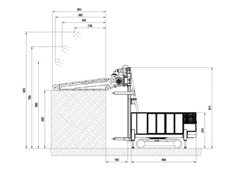 Diesel Powered Vertical-Rail Chain Saw With Crawler LGC-LD-CS8000/3600