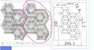 KZ-1242 Mosaic Mold