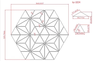 KZ-1834 Mosaic Mold