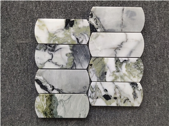 Factory Direct Jade Green Marble Mosaic Tiles