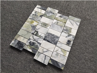 Jade Green Marble Bathroom Mosaic Tiles
