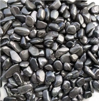 24 Hrs High Polished Black Pebbles