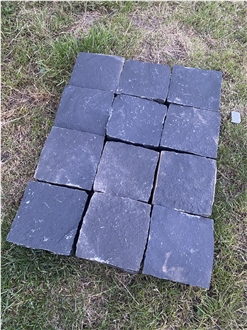 Basalt Cobbles, Cube Stone Pavers