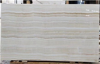 Pakistan White Wooden Onyx Slabs  Wall Tiles