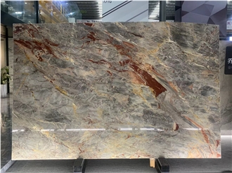 Georgia Blue Quartzite Slabs Natural Background