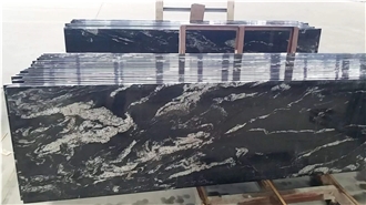 Manhattan Black Granite Stone Tops Bathroom Countertop