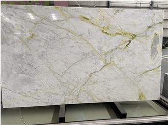 Dynasty White Marble Slabs Polished Surface