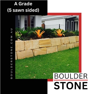 A Grade 5 Sawn Sandstone Quarry Blocks