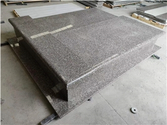 G664 Bain Brook Brown Granite Tombstone 120X250cm