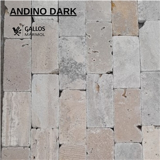Andino Dark Travertine Tiles. Peru