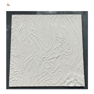 Carving Limestone Irregular Line For 3D Wall Decor Panels