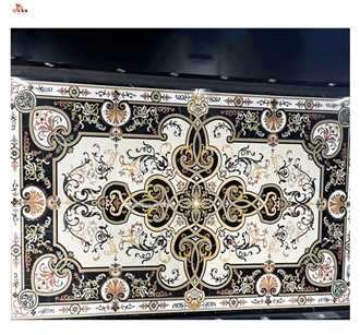Complex Craftsmanship Waterjet Medallions Pattern Decoration
