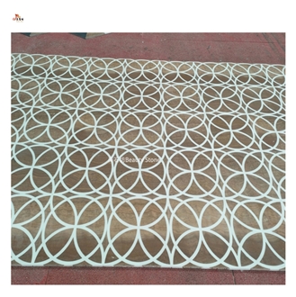 Flower Lines Natural Marble Water Jet Flooring Pattern