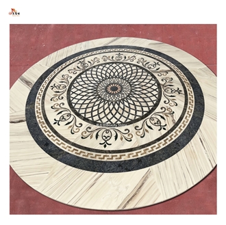 Luxury Complex Classic Waterjet Medallions Pattern Design