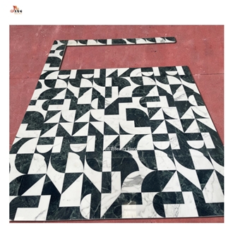 Splicing Design Waterjet Medallions Carpet Floor