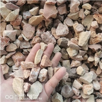 Yellow Crushed Stone Chips For Landsacaping