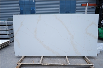 6117 CALACATTA GOLD Quartz Slabs