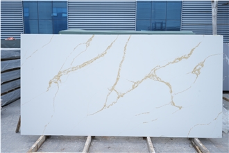 6167 CALACATTA GOLD Quartz Slabs