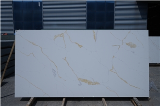 6172 CALACATTA GOLD Quartz Slabs