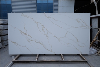 7351 CALACATTA GOLD  Quartz Slabs