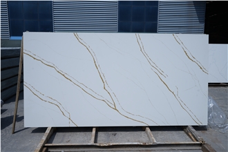 8119 CALACATTA GOLD Quartz Slabs