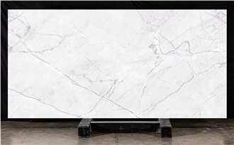 CALACATTA  WHITE Printed Quartz Slabs