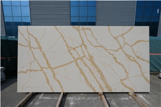 F002 CALACATTA Quartz Slabs