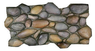 Pebble -FPC-8073 Mountain Stream Green Faux Stone Veneer